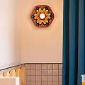 Applique Decò Phytia Ceramica Multicolor 1 Luce E27 C2802 C2802-MIX