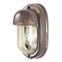 Applique Vintage Verticale Ceramica Tortora 1 Luce E27