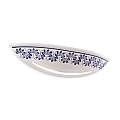 Applique Classica Trieste Bianco Decorato Filo Marrone 1 Luce R7S C304-28-DEC-WOB