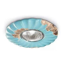 Spot Vintage Ceramica Azzurra 1 Luce Gu10 12Cm