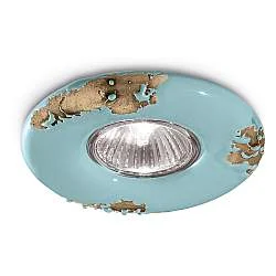 Spot Vintage Ceramica Azzurra 1 Luce Gu10 11Cm