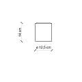 Plafoniera Classica Trieste Bianco Decorato Filo Marrone 1 Luce E27 C986-28-DEC-WOB