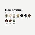 Applique Classica Ravenna Metallo E Ceramica Nero Sfumato Argento 1 Luce E14 C920-NA-FBL
