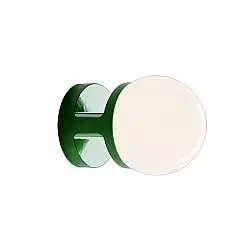 Applique Vintage Decò Habea Ceramica Verde Bali 1 Luce E27