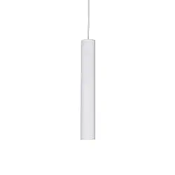 Sospensione Moderna Look Metallo Bianco 1 Luce 7W 3000K Luce Calda D6Cm