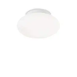 Plafoniera Moderna Bubble Alluminio-Materie Plastiche Bianco 1 Luce E27