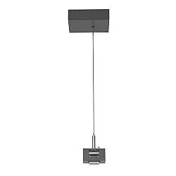 Kit Sospensione Ego Nero 2100mm Alluminio Ideal Lux