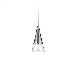 Lampada A Sospensione Cono 1 Luce Gu10 Nickel