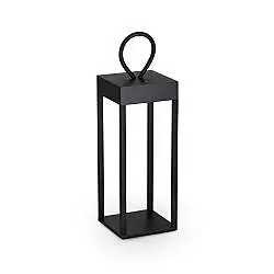 Lampada Da Tavolo Enya LED 5W Luce Calda 3000K Finitura Nera Ideal Lux