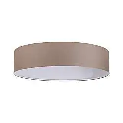 Set di Paralume Cilindro 90 Cm Tortora in Tessuto Collezione SET Ideal Lux