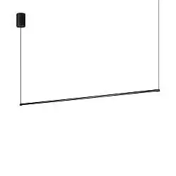 Lampada a Sospensione Essence LED 19W Luce Calda Nero Altezza Regolabile Ideal Lux