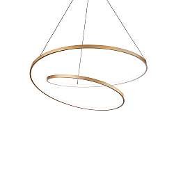 Applique collezione OZ LED 47W luce calda 3000K finitura ottone Ideal Lux