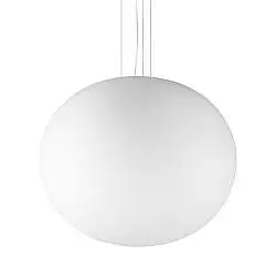 Lampada A Sospensione Cotton 1 Luce E27 Bianca