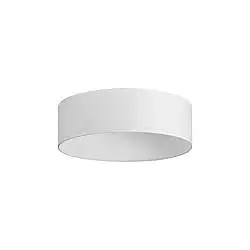 Set Paralume Cilindro D45 H14 Tessuto Bianco Collezione SET Ideal Lux