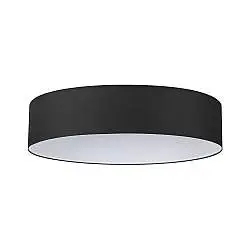 Set di Paralumi Cilindro D90 H18 Nero in Tessuto - Ideal Lux Collezione SET