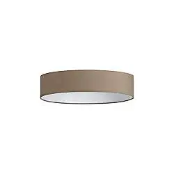 Paralume Cilindro Collezione SET 45Cm Tortora Tessuto Ideal Lux