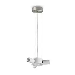 Set_Attacco_E27 Collezione_SET 3 luci Finitura_Nickel Ideal Lux