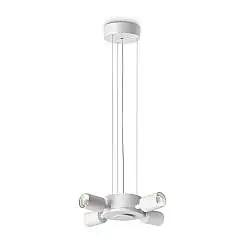 Plafoniera Collezione SET 4 luci E27 Bianco Ideal Lux
