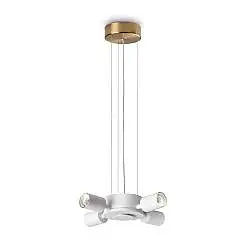 Set_Up Msp4 4 E27 Finitura Ottone Dimmerabile Metallo Ideal Lux