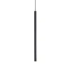Lampada A Sospensione LOOK LED 3.5W Luce Calda Nero Altezza Regolabile Ideal Lux