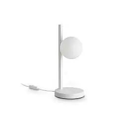 Lampada Da Tavolo Binomio 4W G9 Bianco Dimmerabile Ideal Lux