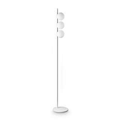 Lampada Da Terra Binomio 3 Luci G9 Bianco Con Dimmer Esterno Ideal Lux