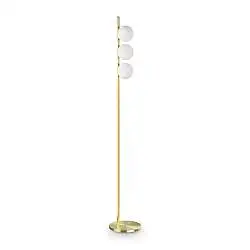 Lampada Da Terra Collezione BINOMIO 3 Luci G9 Ottone Dimmerabile Ideal Lux