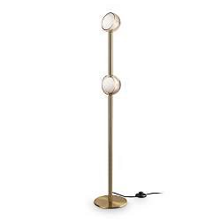 Lampada Da Terra Bloom 2 LED 11W Luce Calda Ottone Ideal Lux