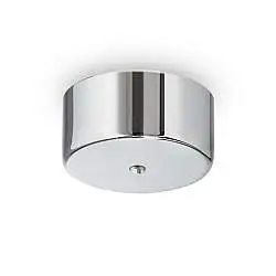 Accessorio Mapa Diffusore In Vetro Cromo 9 cm Altezza 4,2 cm Ideal Lux