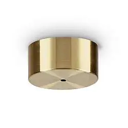 Accessorio Mapa Rosone Ottone 9 cm Altezza 4,2 cm Colore Ottone Ideal Lux