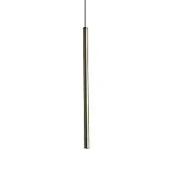 Lampada A Sospensione Look LED 3.5W Luce Naturale Ottone Altezza Regolabile Ideal Lux