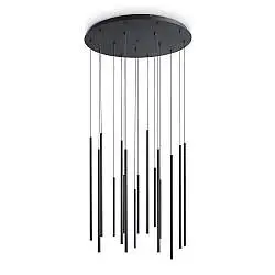 Lampada Da Terra Look LED 31W Luce Naturale Finitura Nera Ideal Lux