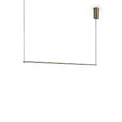 Lampada A Sospensione Essence LED 19W Luce Naturale Ottone Altezza Regolabile Ideal Lux