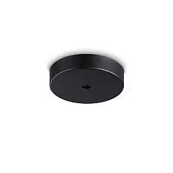Rosone Sospensione Collezione MAPA Finitura Nera Diametro 22 cm Ideal Lux