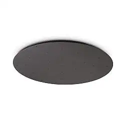 Plafoniera Collezione MAPA 18W Luce Calda Nero Ideal Lux Ø105 cm