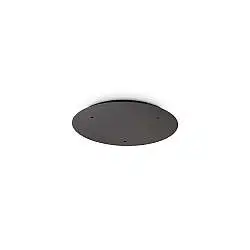 Parte Di Ricambio Mapa Finitura Nero Diametro 30 Cm Alluminio/Vetro Ideal Lux