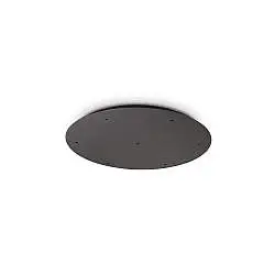 Sospensione Collezione MAPA Luce Calda 15W Nero Alluminio/Vetro Ideal Lux