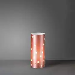 Lampada Da Scrivania-Ufficio Moderna Pois Polilux ® Pink Metal 1 Luce E27