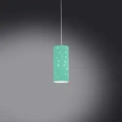Sospensione Moderna Pois Polilux ® Verde Pastello 1 Luce E27