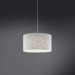 Lampadario Moderno Pois Polilux ® Bianco Materie Plastiche 3 Luci E27