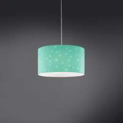Lampadario Moderno Pois Polilux ® Verde Pastello 5 Luci E27