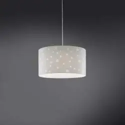 Lampadario Moderno Pois Polilux ® Bianco Materie Plastiche 5 Luci E27