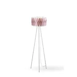 Piantana Moderna Amanda Polilux ® Pink Metal E Metallo 1 Luce E27
