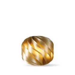 Lampada Ricaricabile Da Tavolo Globe Polilux ® New Gold 1 Luce Led