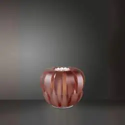 Lampada Ricaricabile Da Tavolo Queen Polilux ® Pink Metal 1 Luce Led D29Cm