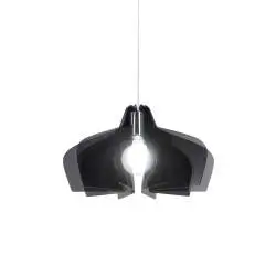 Sospensione Moderna Space Collection Polilux ® Fumè 1 Luce E27 D50Cm