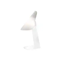 Lampada Da Scrivania Moderna Calle Polilux ® Satinato E Metallo 1 Luce E14