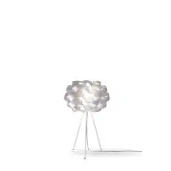 Lampada Da Scrivania Moderna Cloud Polilux ® Argento E Metallo 1 Luce E27
