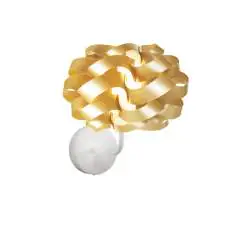 Applique Moderna Cloud Polilux ® New Gold E Metallo 1 Luce E14