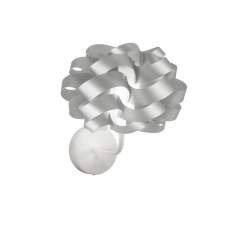 Applique Moderna Cloud Polilux ® Argento E Metallo 1 Luce E14 Applique Moderna Cloud Polilux ® Argento E Metallo 1 Luce E14